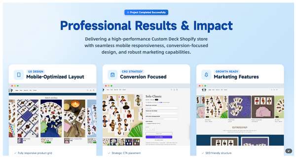 mypokerface.ai — Homepage with product grid