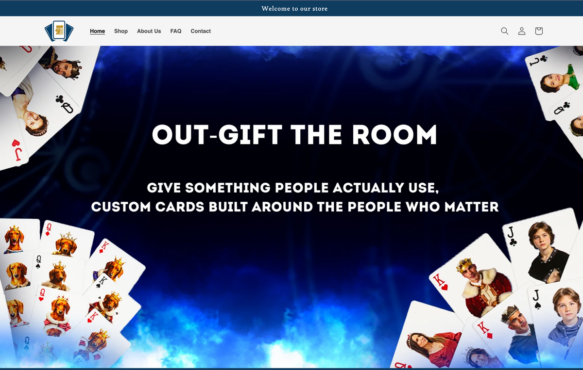 mypokerface.ai — Full store screenshot